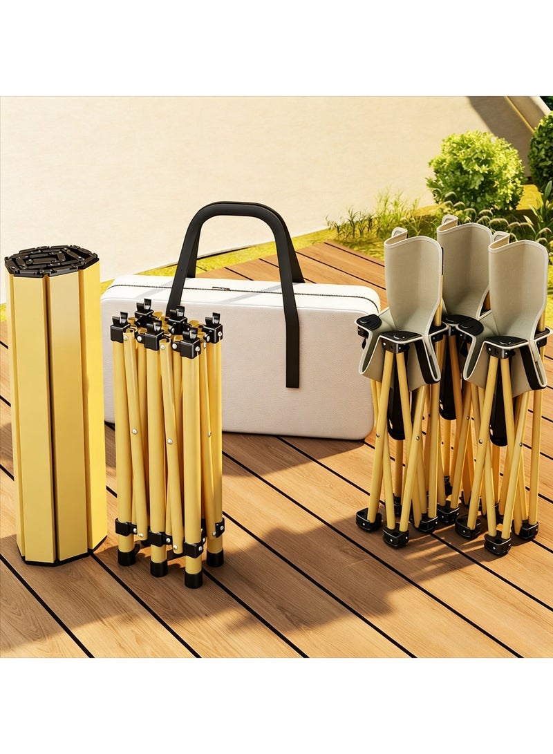 CKIKH Outdoor Camping Folding Table: Portable folding table with storage bag, easy to carry, perfect for outdoor activities, picnics, cooking, beach trips, hiking, and fishing. - Image 5