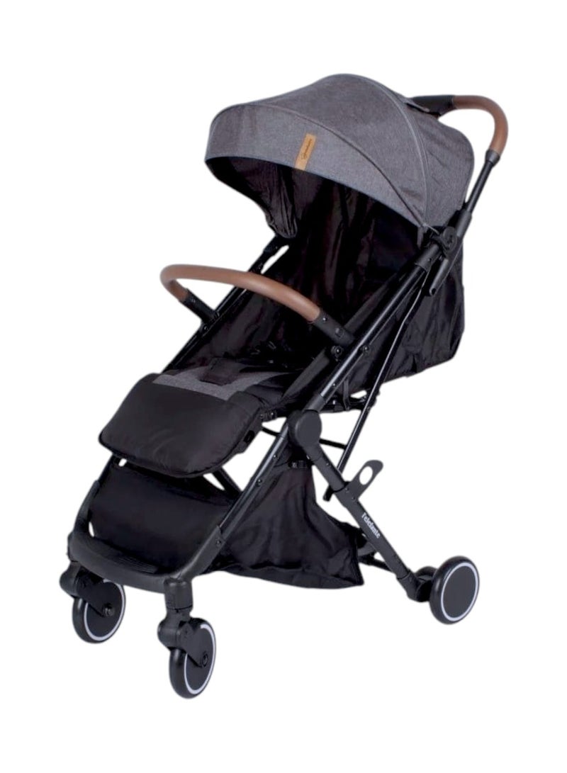 بيبي كارا عربية أطفال خفيفة الوزن مناسبة للسفر لحديثي الولادة بلمسة واحدة قابلة للطي وتخزين إضافي ونظام امتصاص الصدمات - Image 1