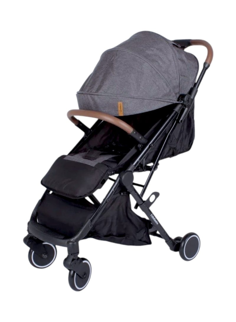 بيبي كارا عربية أطفال خفيفة الوزن مناسبة للسفر لحديثي الولادة بلمسة واحدة قابلة للطي وتخزين إضافي ونظام امتصاص الصدمات - Image 2