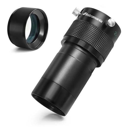 Astromania Barlow Lens 2X, 2 Inch Barlow Lens Fully Multi-Coated Metal for Telescopes Premium Dual Power ED Glass Telescope Accessory with Internal Brass Ring for 2 inch & 1.25 inch Telescope Eyepiece - Image 1
