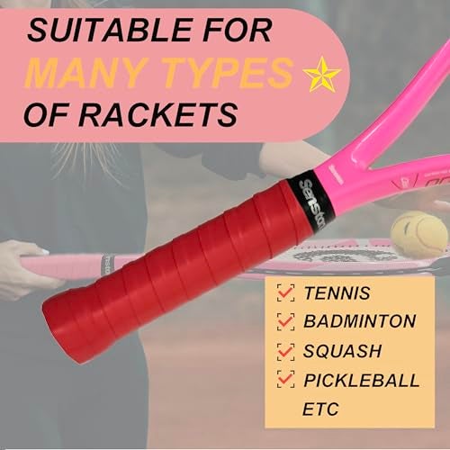 Senston Overgrips Pack of 5/10/15 Racquet Overgrips Tennis Badminton Squash Racket Overgrip Anti Slip Racquet - Image 3