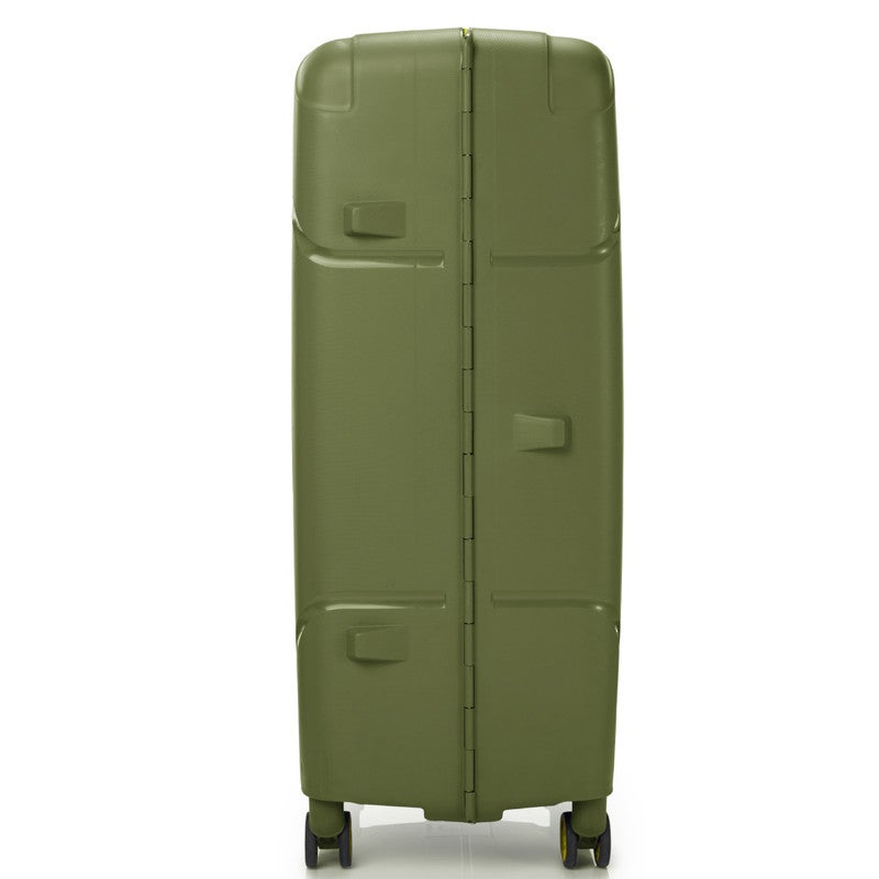 AMERICAN TOURISTER Circurity Suitcase, Check-In Size 77 cm / 28 inch, 4 Spinner Wheels, Hard Top, Polypropylene, Olive|Scratch & Impact Resistant Material|Lightweight|XtraSecu™ 3 Point Locking System|TSA Lock - 3 Years International Warranty - Image 4
