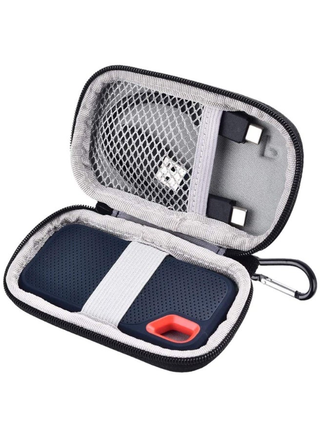 Chabeia Portable Hard Case for SanDisk Extreme Portable SSD 250GB 500GB 1TB 2TB SDSSDE60-500G-G25 Protective Cover for Travel Daily Use Storage - Image 1