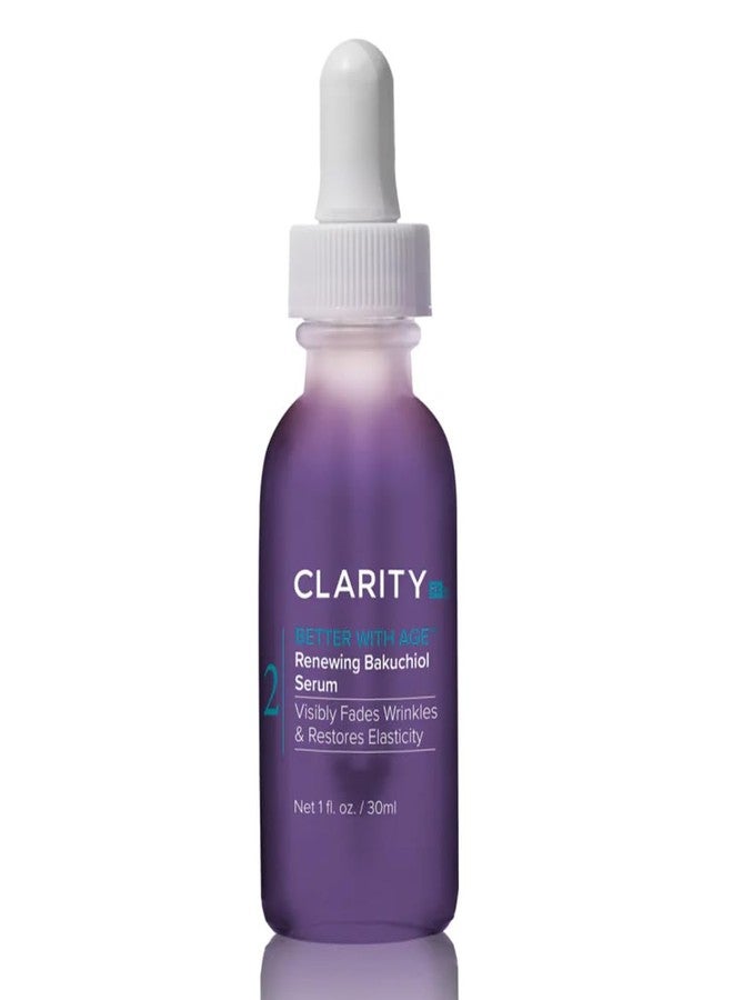 ClarityRx Better With Age Renewing Bakuchiol Face Serum for Anti-Aging, Gentle Alternative Retinol Serum, Plant Based, Cruelty Free, Paraben Free (1 fl oz - Image 1