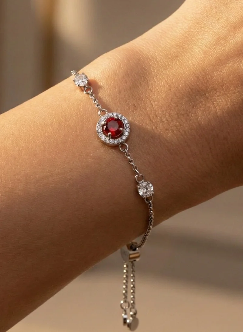 Liu Jo Liu Jo Celestia Silver Bracelet - Red - LJ2269