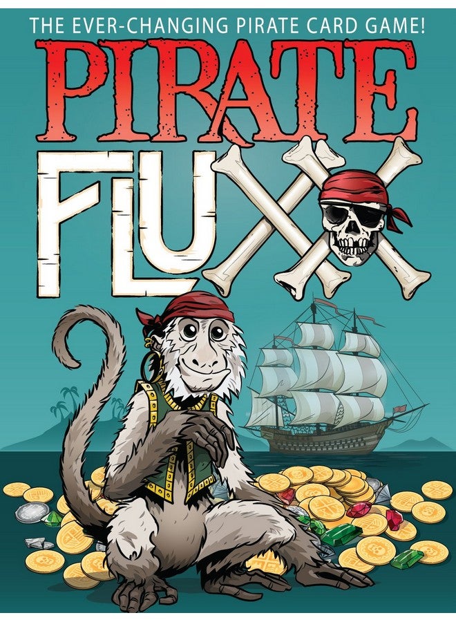 Looney Labs Looney Labs Pirate Fluxx Card Game - Ever-Changing Pirate-Themed Fun  - Image 2