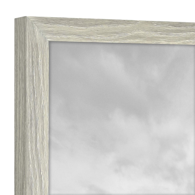 MCS Gallery Essential Picture Frames  Photo Gallery Wall Frame Set  Gray Woodgrain  8 x 8 Inch  6-Pack - Image 3