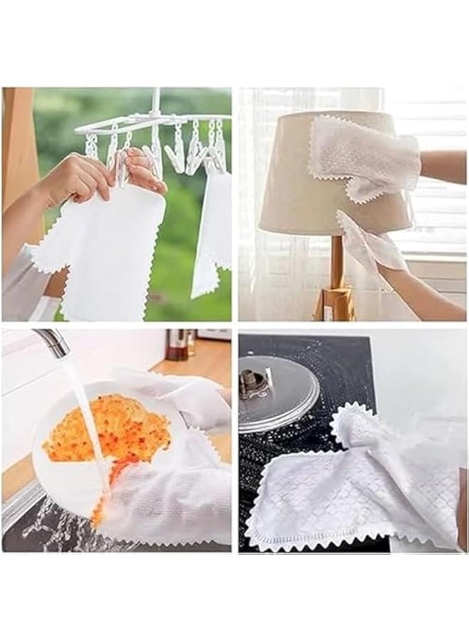 Multi-purpose Washable Dusting Gloves, Home Dust Removal Microfiber Dishwashing Gloves, Reusable Cleaning Mittens  - Image 3