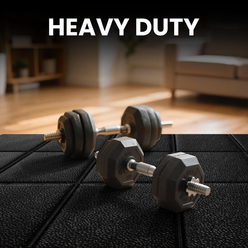 THAILE Treadmill Mat 79" x 39", for Under Treadmill, Walking Pad & Exercise Bike, Gym Equipment Floor Protector for Carpet & Hardwood Floors, Non-Slip Stripe Design, Waterproof, Noise & Shock Absorbing - Image 5