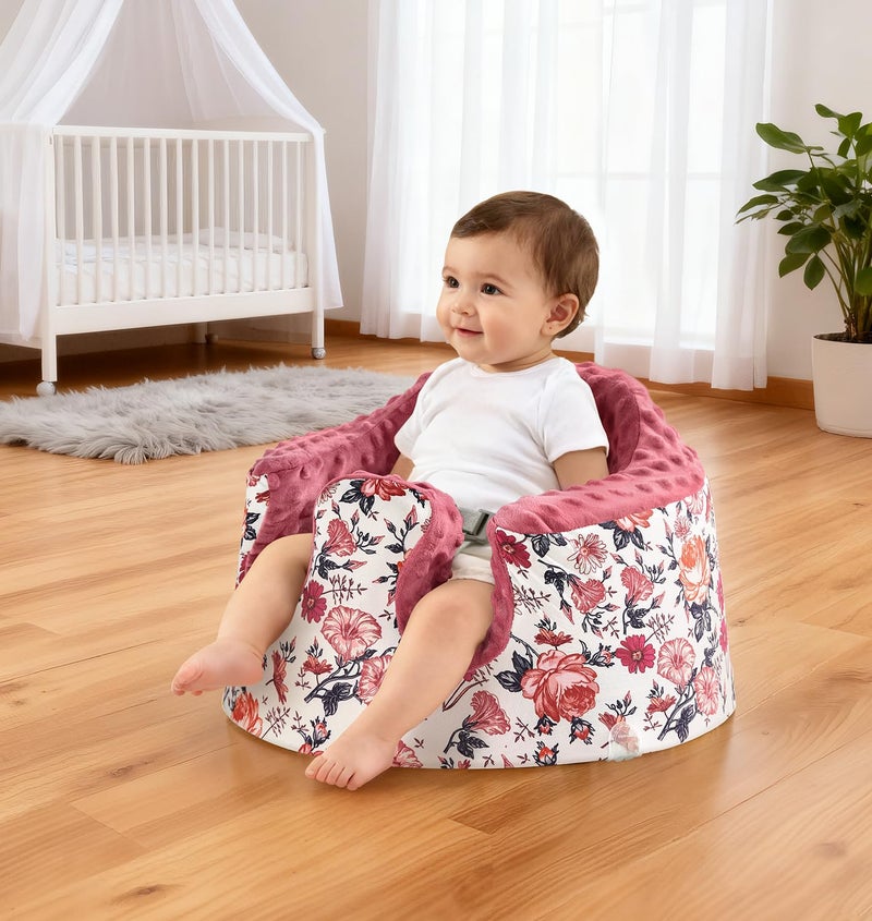 mamatepe Seat Cover Compatible with Bumbo and Nuby Seat, Booster Seats Accessories, Soft Breathable Cover for Baby Girl Boy, Cover Only - Image 3