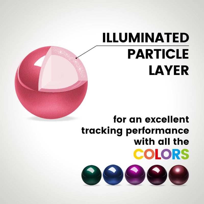 Perixx PERIPRO-303 1.34 Inches Trackball - Replacement Ball for M570, PERIMICE-517/520/717/720, and Other Compatible Trackball Mouse (Pink) - Image 2
