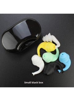 [Arrival] Soundproof Earplugs Anti-noise Sleep Earplugs Anti-water Silicone Earplugs Swimming Earplugs Factory-Color:Small Black Box (earplug Color Remarks)