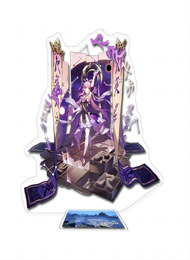 GOLEHS Honkai Star Rail Acrylic Character Stand, 5.9-inch Clear, Fade-Resistant, Waterproof and Scratch-Resistant with 0.16-inch Thickness - Image 1