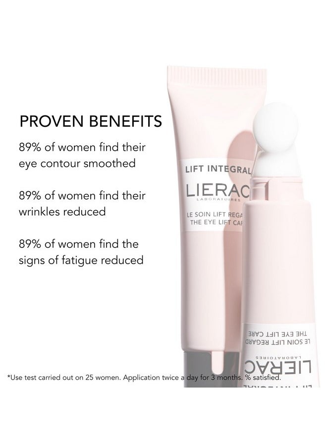 Lierac Lierac|Lift Integral Eye Care Cream with Hyaluronic Acid : Firming, Reduces Appearance of Wrinkles & Under Eye Dark Circles for Sensitive Skin|15 ml  - Image 2