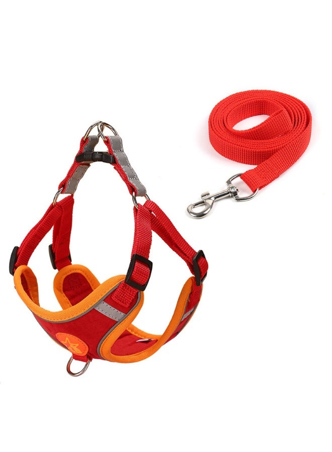 Breathable Vest Harness with Leash for Dogs