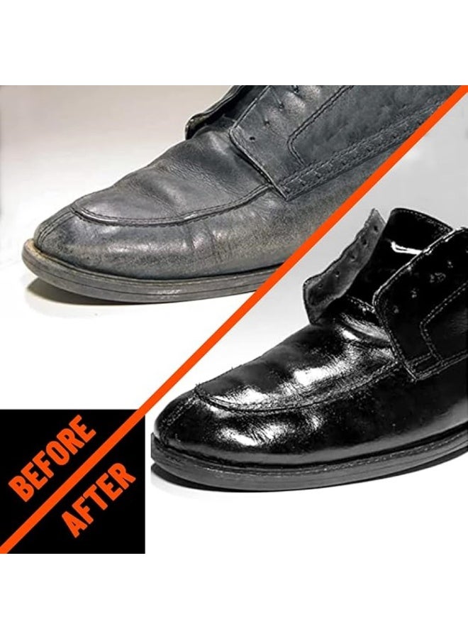 Silver Express Shoe Shine With High Density Foam Black - Image 3