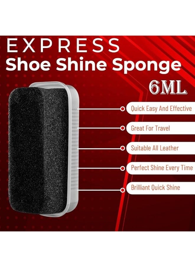 Silver Express Shoe Shine With High Density Foam Black - Image 5