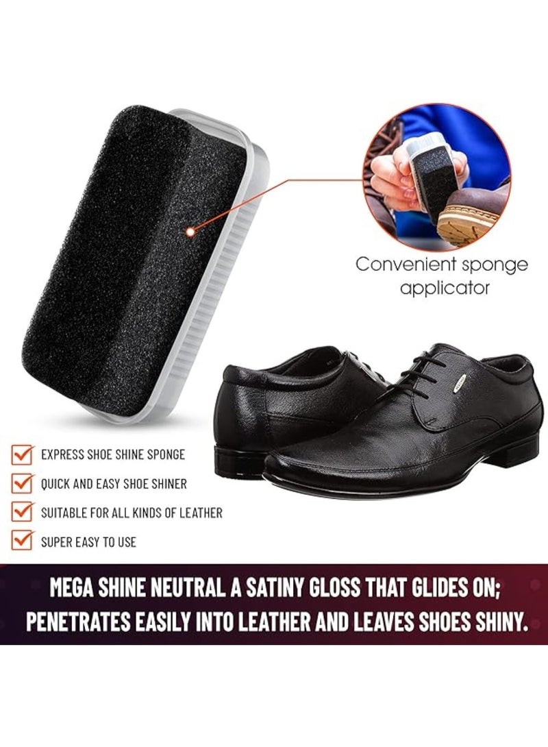 Silver Express Shoe Shine With High Density Foam Black - Image 4