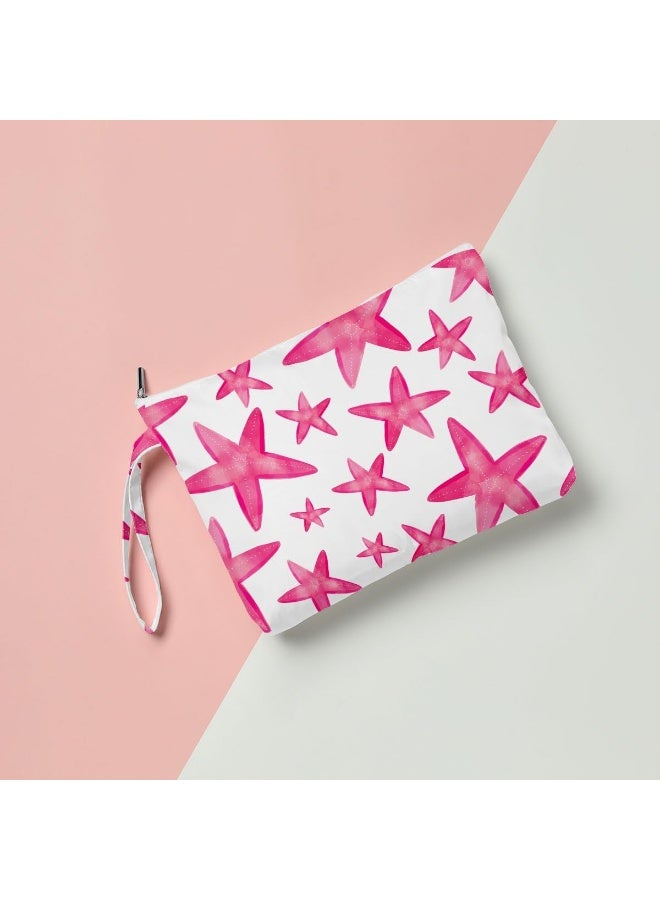 Fokongna حقيبة فوكوانغنا الرطبة، حقيبة مكياج للسفر، حقيبة رطبة وجافة لملابس السباحة، حفاضات الشاطئ وحقيبة ملابس اليوغا الرياضية بسحاب - Image 3