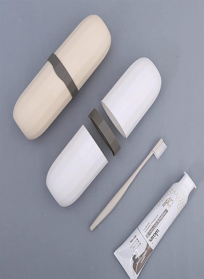 VLSYS Plastic Toothbrush Cover, Anti Bacterial Toothbrush Case Box, Portable Toothbrush Container for Traveling, Outdoor, Camping, Cap Cover Protect Case Box Toothbrush - Image 3