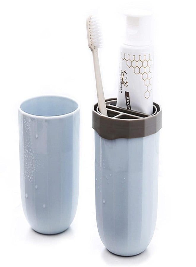 VLSYS Plastic Toothbrush Cover, Anti Bacterial Toothbrush Case Box, Portable Toothbrush Container for Traveling, Outdoor, Camping, Cap Cover Protect Case Box Toothbrush - Image 1