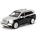 LOVEPOSELY 124 AMG GLS600 Diecast Car Model Collectible Zinc Alloy Toy Car with Lights and Sounds Pull Back Vehicles Toy for Adults Kids Birthday Gifts Decoration Silver - Image 2