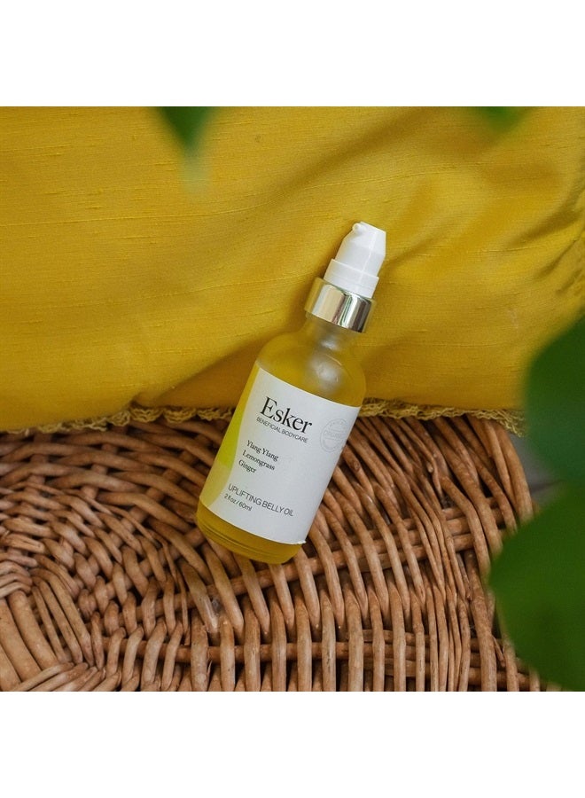 Natural Uplifting Belly Oil | Plant-Based, Cruelty-Free, Clean Beauty (2 oz | 60 ml)