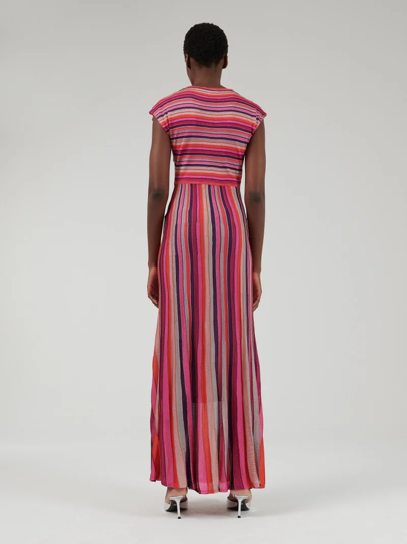 leem Striped Knit Dress