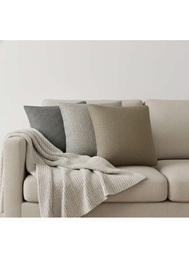 Pan Home وسادة متاهة الغروب الداخلية/الخارجية 50x50 سم - بيج - Image 4