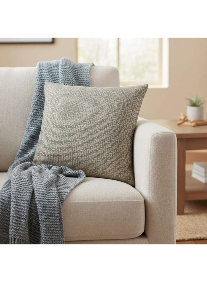 Pan Home وسادة متاهة الغروب الداخلية/الخارجية 50x50 سم - بيج - Image 1