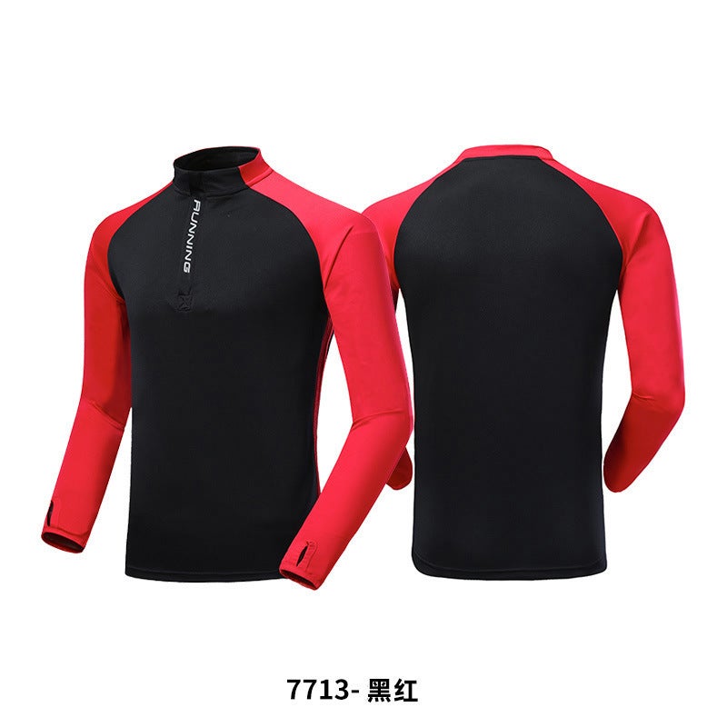 Velvet Children'S Sports Training Clothes Printed Men'S And Women'S New Warm Long-Sleeved Jackets Football Appearance Clothes - Image 1