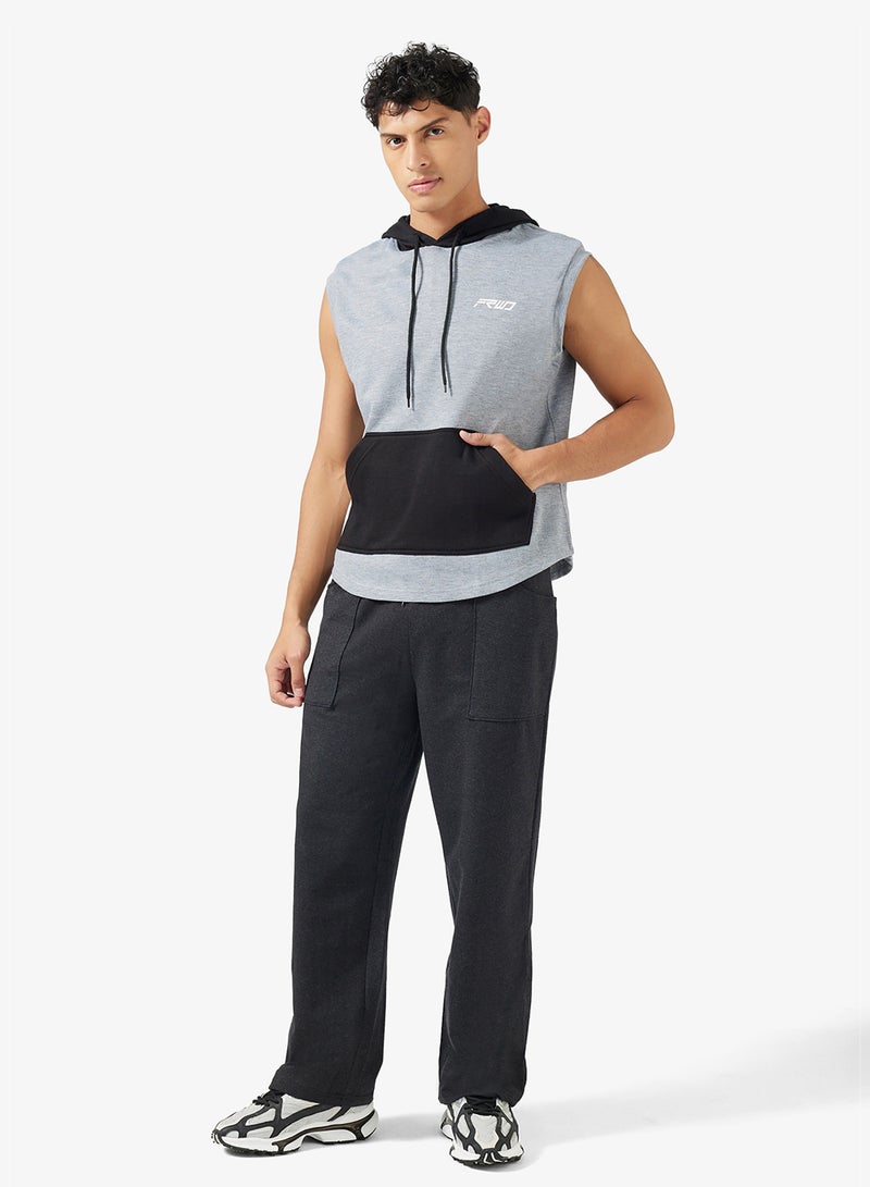 Seventy Five Basics Drawcord Patch Pocket Oversized Joggers - Image 2