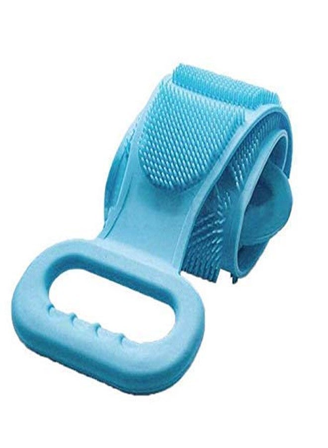 Vroxy Silicone Body Scrubber/Bath Body Cleaning Belt/Skin Brush Belt For Skin/Bathing/Body Dirt Removal For Kids Men's & Women (Multicolor) - Image 4