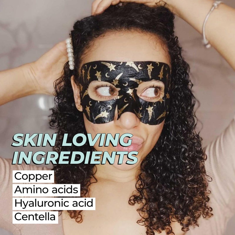 Vitamasques Under Eye Mask, 3-Pack Ultra-Revitalizing Goggle Mask, Korean Skin Care, Hydrates & Smooths Fine Lines & Tired Looking Under Eyes - Hyaluronic Acid & Centella - Image 4