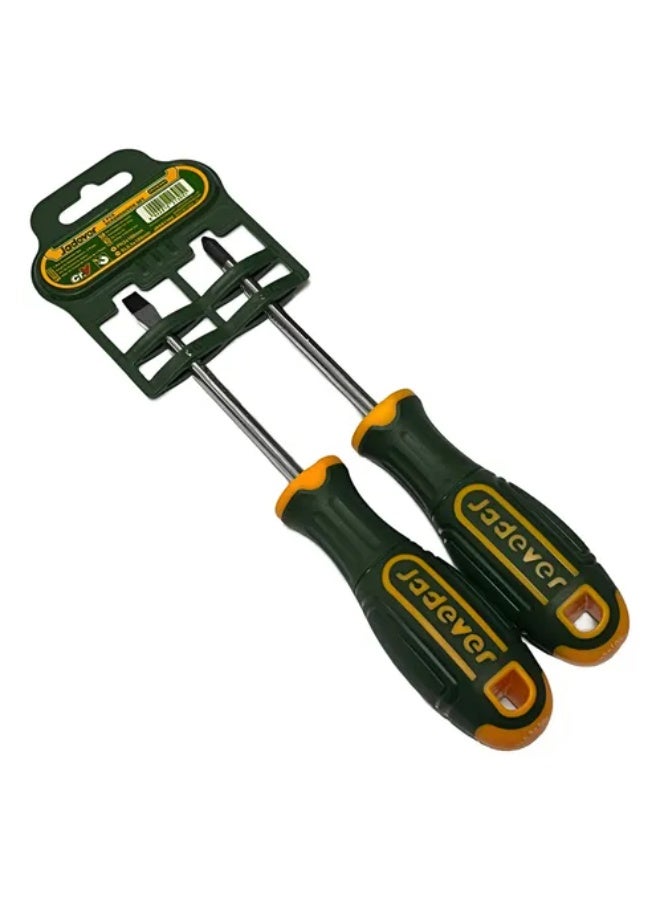 جاديفر  طقم 2 مفك عادي/ مربع من جاديفر JDSS1302 - Image 2