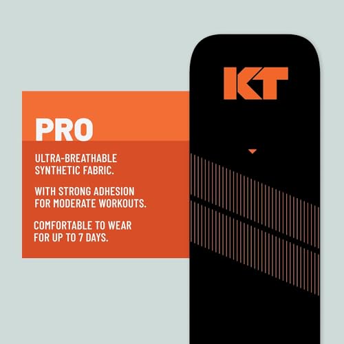 KT TAPE PRO Kinesiology Tape, Elastic Therapeutic Tape, Uncut, 16 Feet, Black - Image 4
