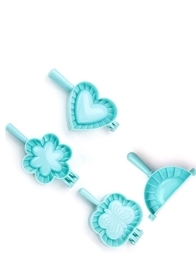 SOLARAE 4 Pcs Ravioli Dumpling Maker Manual Ravioli Dumpling Maker Set Dough Press Mould Tool for Home Kitchen Dough Press Dumpling/ Ravioli/ Dumpling Maker Empanada Press Mold Dough Cutter - Image 1