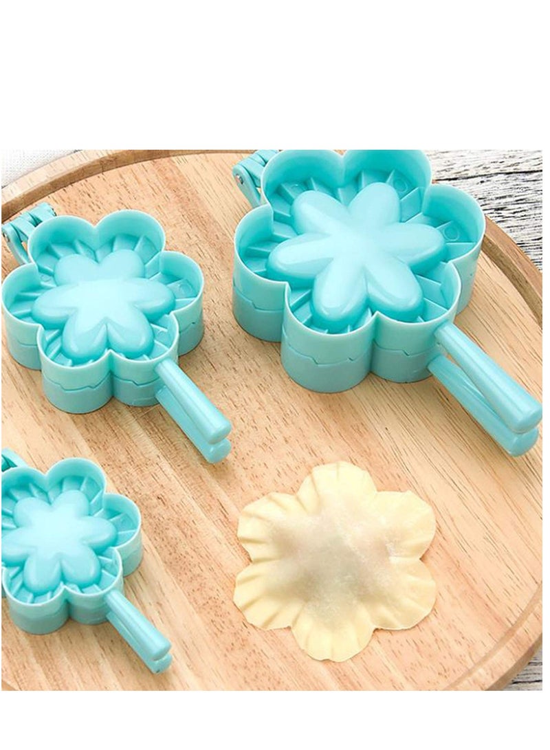 SOLARAE 4 Pcs Ravioli Dumpling Maker Manual Ravioli Dumpling Maker Set Dough Press Mould Tool for Home Kitchen Dough Press Dumpling/ Ravioli/ Dumpling Maker Empanada Press Mold Dough Cutter - Image 4