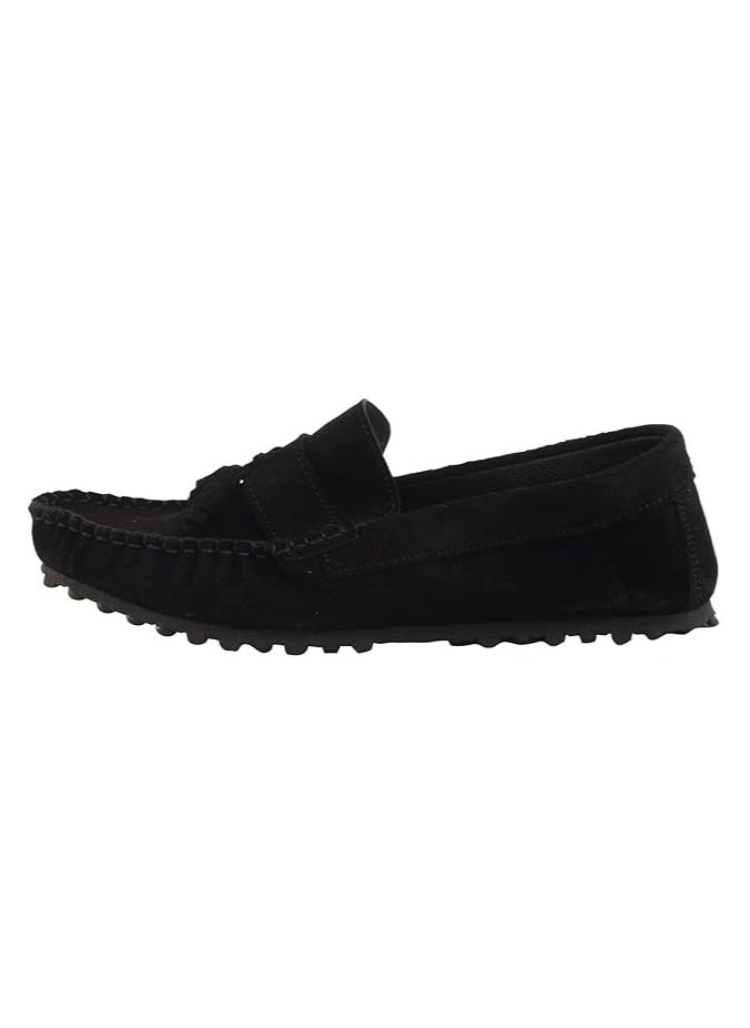Generic Men's stylish, easy-to-wear shoes - made of natural suede leather - available in multiple sizes - size 45  - Image 3