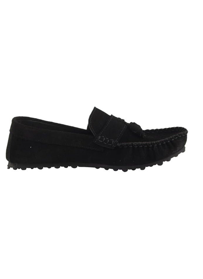 Generic Men's stylish, easy-to-wear shoes - made of natural suede leather - available in multiple sizes - size 45  - Image 2