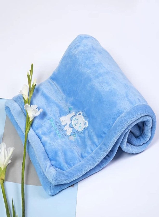 BRANDONN Baby Blankets New Born Double Layer Soft Coral Crib Top Sheet Cum Baby Bath Towel Bed Bedding for Baby Boys and Baby Girls - Image 4