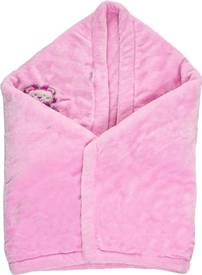 BRANDONN Baby Blankets New Born Double Layer Soft Coral Crib Top Sheet Cum Baby Bath Towel Bed Bedding for Baby Boys and Baby Girls - Image 3