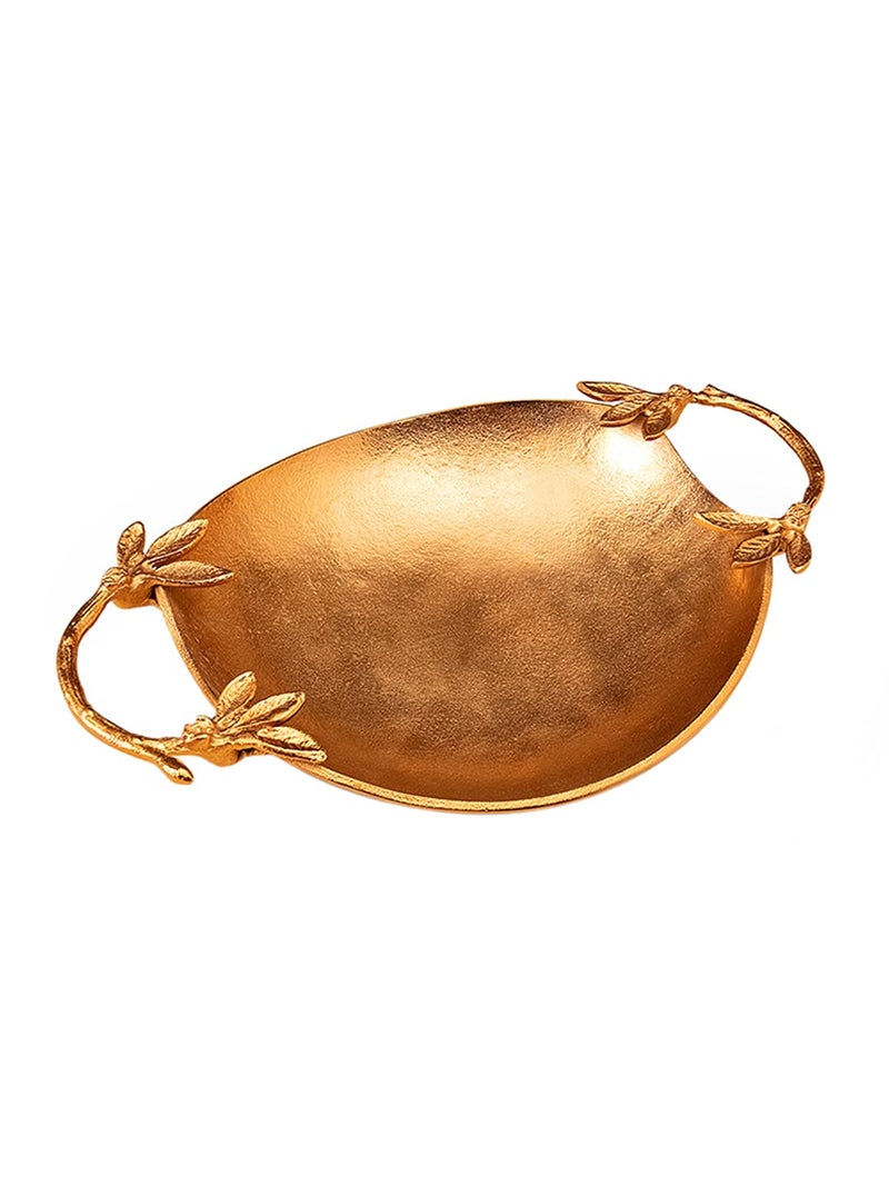 Ellementry Copper Bowl Color Gold Metal Serving Bowl Kitchenware Dinnerware Versatile Decor Handcrafted Sustainable Food Safe Gifting - Image 2