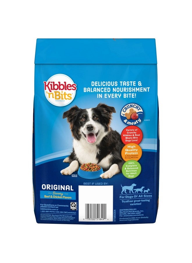 Kibbles 'N Bits Original Savory Beef & Chicken Flavors Dry Dog Food, 3.5 Pounds - Image 2