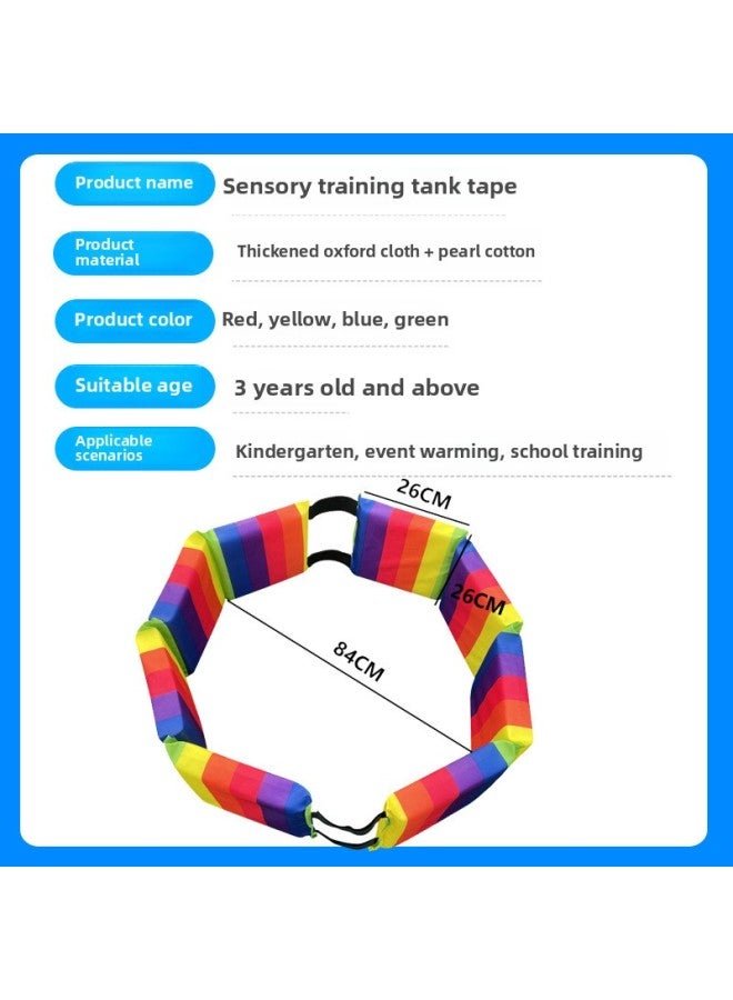 Kindergarten Tank Covering Children Crawling Ring Sensory Training Equipment Outdoor Toy Body Smart Tank Crawling Mat-Color:Kindergarten Tank Covered With Green - Image 4