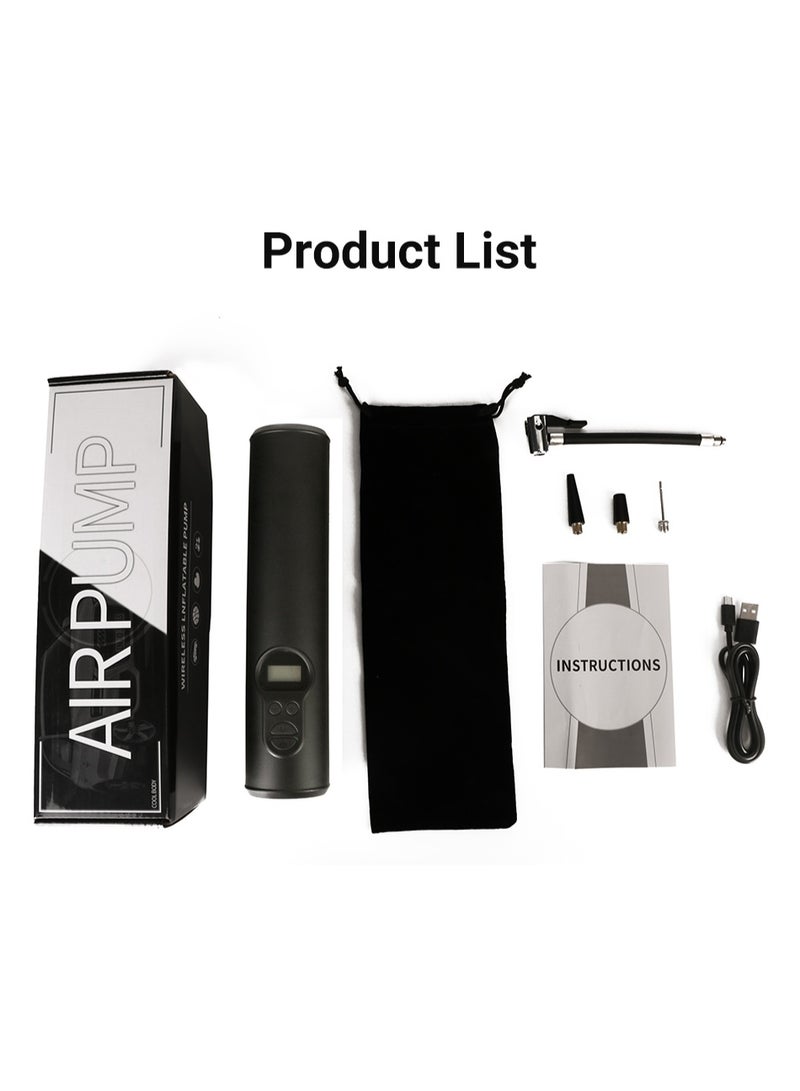 Portable Wireless 12V Digital Electric Inflator Pump for Car, Bicycle, and Scooter Tires - Image 4