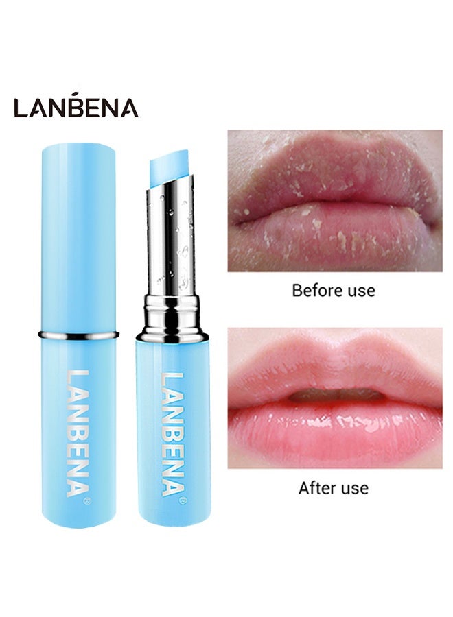 LANBENA Hyaluronic Acid Lip Balm - Nourish And Moisturize For A Long Time - Reduce Fine Lines - Relieve Dryness And Long-Lasting Protection 1.8G - Image 1