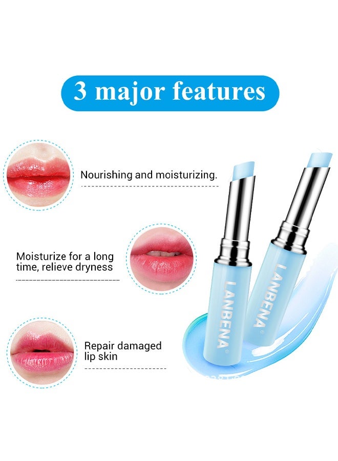 LANBENA Hyaluronic Acid Lip Balm - Nourish And Moisturize For A Long Time - Reduce Fine Lines - Relieve Dryness And Long-Lasting Protection 1.8G - Image 4