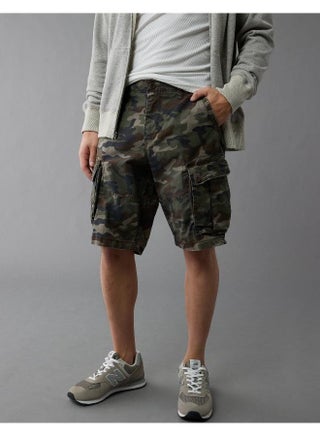 AE Flex Lived-In Longer Length Cargo Short
