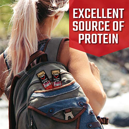 Jack Link's Beef Steak, Original - Protein Snacks, Meat Snack with 12g of Protein, Made with 100% Beef, Individually Wrapped Bulk Snack Pack, Great Stocking Stuffers, Keto Friendly - 1 Oz. (12 Count) - Image 2